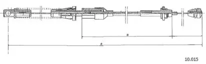 Тросик газа CABOR купить