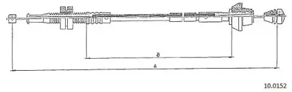 Тросик газа CABOR купить