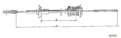 Тросик газа CABOR купить