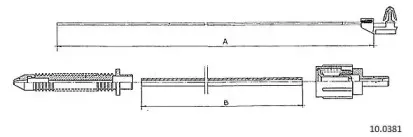 Тросик газа CABOR купить