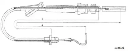 Тросик газа CABOR купить