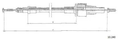 Трос, управление сцеплением CABOR купить