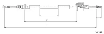 Трос, управление сцеплением CABOR купить