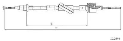 Трос, управление сцеплением CABOR купить