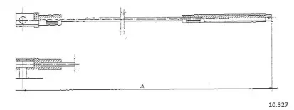 Трос, управление сцеплением CABOR купить