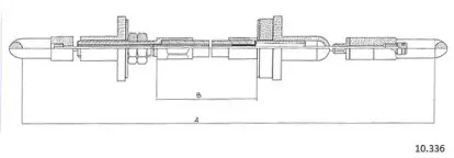 Трос, управление сцеплением CABOR купить