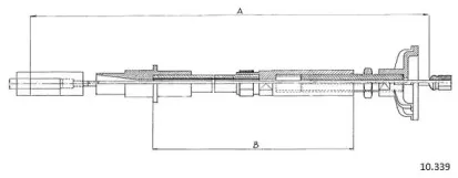 Трос, управление сцеплением CABOR купить