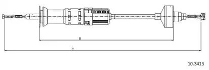Трос, управление сцеплением CABOR купить