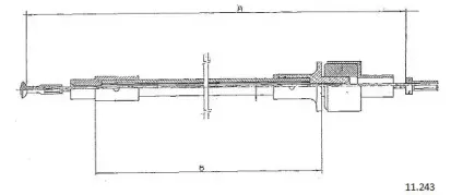 Трос, управление сцеплением CABOR купить