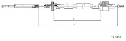 Трос, управление сцеплением CABOR купить