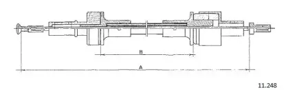 Трос, управление сцеплением CABOR купить
