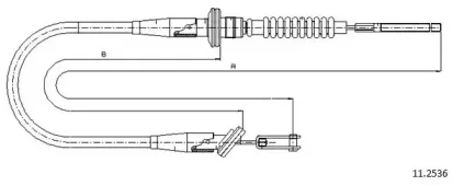 Трос, управление сцеплением CABOR купить