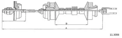 Трос, управление сцеплением CABOR купить