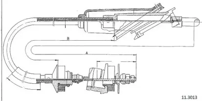 Трос, управление сцеплением CABOR купить