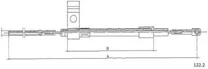 Трос, управление сцеплением CABOR купить