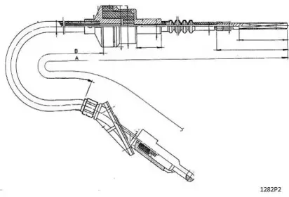 Трос, управление сцеплением CABOR купить
