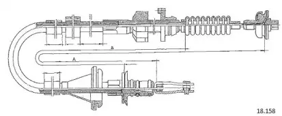 Трос, управление сцеплением CABOR купить