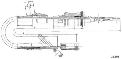 Трос, управление сцеплением CABOR купить
