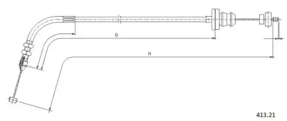 Тросик газа CABOR купить