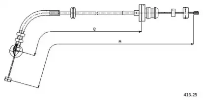 Тросик газа CABOR купить