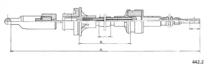 Трос, управление сцеплением CABOR купить