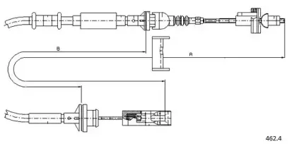 Трос, управление сцеплением CABOR купить