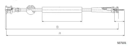 Тросик спидометра CABOR купить