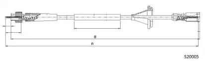 Тросик спидометра CABOR купить