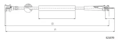 Тросик спидометра CABOR купить