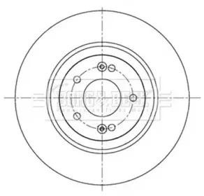 Тормозной диск BORG & BECK купить