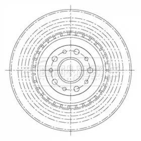 Тормозной диск BORG & BECK купить
