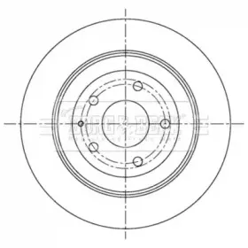 Тормозной диск BORG & BECK купить