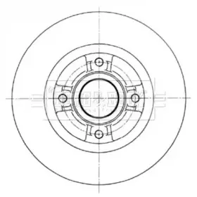 Тормозной диск BORG & BECK купить