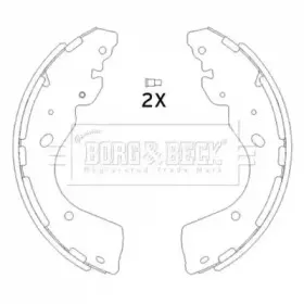Комплект тормозных колодок BORG & BECK купить