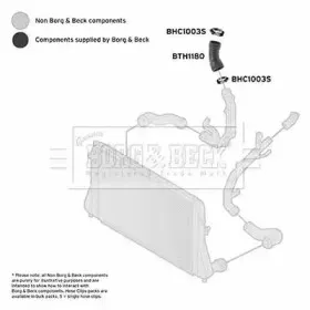 Трубка нагнетаемого воздуха BORG & BECK купить