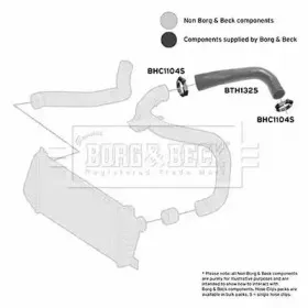Трубка нагнетаемого воздуха BORG & BECK купить