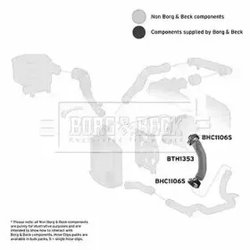 Трубка нагнетаемого воздуха BORG & BECK купить