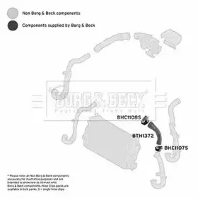 Трубка нагнетаемого воздуха BORG & BECK купить