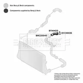 Трубка нагнетаемого воздуха BORG & BECK купить