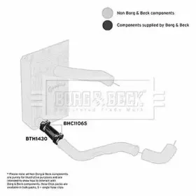 Трубка нагнетаемого воздуха BORG & BECK купить