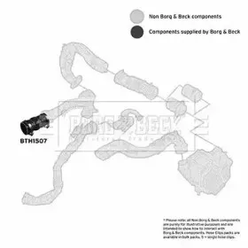 Трубка нагнетаемого воздуха BORG & BECK купить