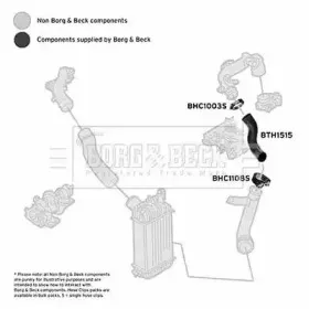 Трубка нагнетаемого воздуха BORG & BECK купить