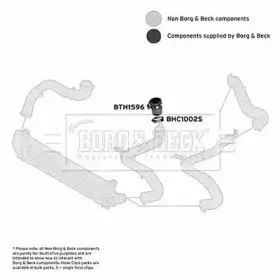 Трубка нагнетаемого воздуха BORG & BECK купить
