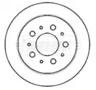 Тормозной диск BORG & BECK купить