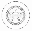 Тормозной диск BORG & BECK купить