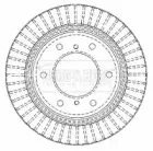 Тормозной диск BORG & BECK купить