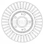Тормозной диск BORG & BECK купить