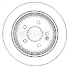 BBD4489 BORG & BECK - Диск гальмівний (2 шт) BORG & BECK купить