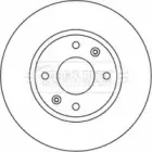 Тормозной диск BORG & BECK купить