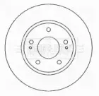 Тормозной диск BORG & BECK купить